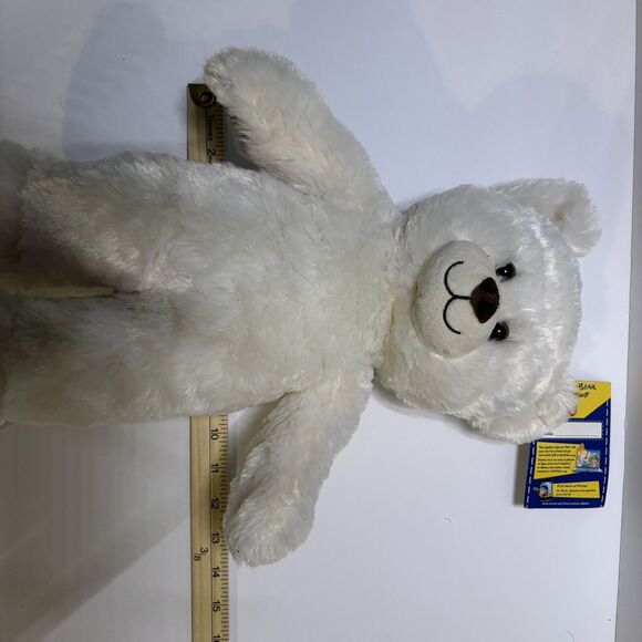 Build A Bear 15” Blond Teddy Sitting Plush Stuffed Animal With Original Tag 2014 - Picture 12 of 12